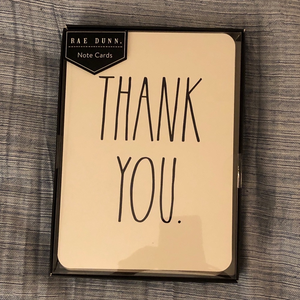 COPY - NEW RAE DUNN THANK YOU NOTE CARDS